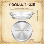 3-Piece Set 11.8 Inch Chilled Serving Tray with Compartments in 11.81 inches in diameter in Natural, alternate view 2