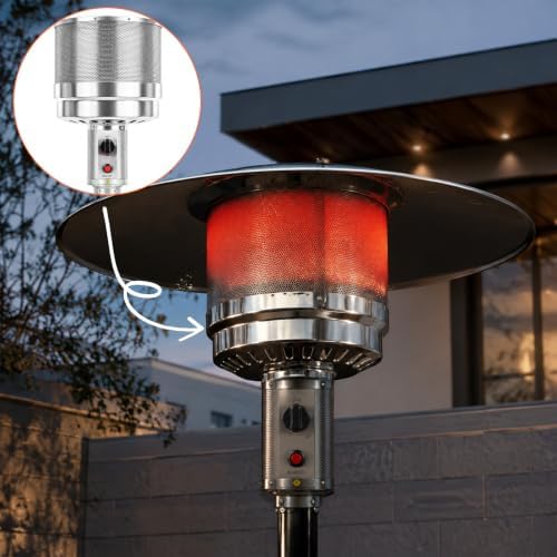 3" Pole Replacement Burner Head for Patio Heater,304 SS, alternate view 2