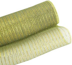 3 Roll Orange Moss Green Tan Deco Mesh Ribbon for Fall Wreath Craft, alternate view 6