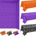 3 Rolls 100FT x 54IN Halloween Spiderweb Plastic Tablecloth with Cutter Box in Halloween Spiderweb