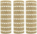 3 Rolls Jute Snowball Deco Mesh Ribbon for Wreath Making Supplies