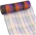 3 Rolls Orange Purple Stripe Deco Mesh Ribbon for Hallloween Wreath, alternate view 4