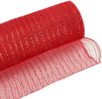 3 Rolls Red Deco Mesh Ribbon for Christmas Wreath Making Supplies, alternate view 5