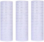 3 Rolls White Deco Mesh Ribbon for Christmas Wreath Making Supplies