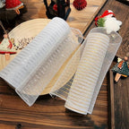 3 Rolls White Deco Mesh Ribbon for Christmas Wreath Making Supplies, alternate view 4