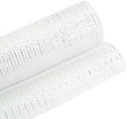 3 Rolls White Deco Mesh Ribbon for Christmas Wreath Making Supplies, alternate view 5