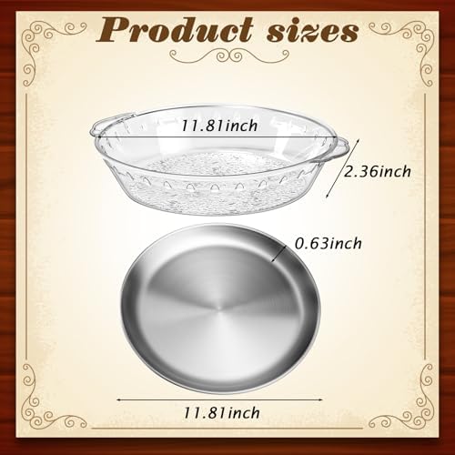 3 Set 11.8" Chilled Serving Tray Compartments for Parties, Natural in Natural, alternate view 3