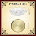 3 Set 11.8" Chilled Serving Tray with Compartments in Clear, alternate view 3