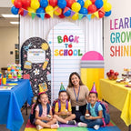 3 Set Back to School Arch Backdrop Covers 4ft 5ft 6ft in 4 ft, 5 ft, 6 ft in Multicolor, alternate view 6
