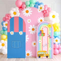 3 Set English Teacher Arch Covers for Birthday Cartoon Party in 4ft 5ft 6ft in multicolor