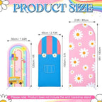 3 Set English Teacher Arch Covers for Birthday Cartoon Party in 4ft 5ft 6ft in multicolor, alternate view 2