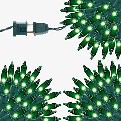 3 Sets Christmas Lights, 150 Count 33 FT Each Mini String Lights, Green Wire Fairy Lights, 120V UL Certified