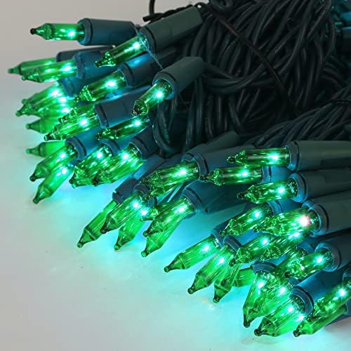 3 Sets Christmas Lights, 150 Count 33 FT Each Mini String Lights, Green Wire Fairy Lights, 120V UL Certified, alternate view