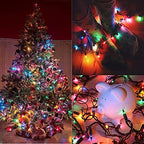3 Sets Christmas Lights, 150 Count 33 FT Each Mini String Lights, Green Wire Fairy Lights, 120V UL Certified, alternate view