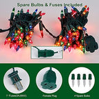 3 Sets Christmas Lights, 150 Count 33 FT Each Mini String Lights, Green Wire Fairy Lights, 120V UL Certified, alternate view