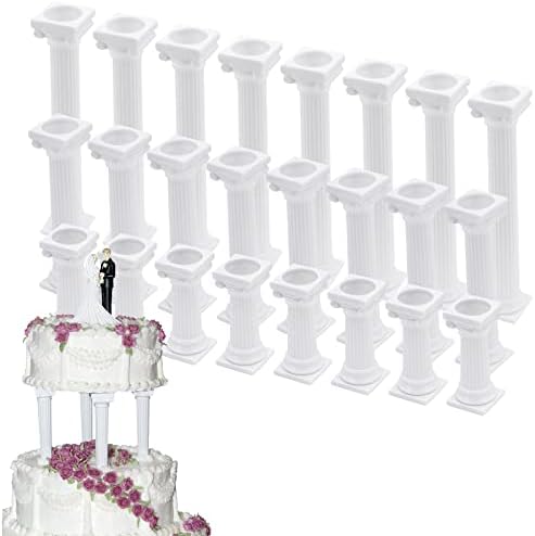 3 Size Roman Column Cake Tiered Stands, Multilayer Wedding Cake Decoration Support Tool Sets
