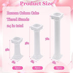 3 Size Roman Column Cake Tiered Stands, Multilayer Wedding Cake Decoration Support Tool Sets, alternate view 3