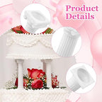 3 Size Roman Column Cake Tiered Stands, Multilayer Wedding Cake Decoration Support Tool Sets, alternate view 4