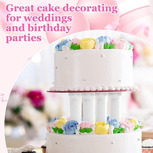 3 Size Roman Column Cake Tiered Stands, Multilayer Wedding Cake Decoration Support Tool Sets, alternate view 7
