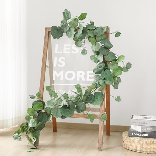 3 Strands Odorless Begonia Artificial Vines, 6FT Silk Ivy Garland, Fake Greenery Hanging Plants, Decoration for, alternate