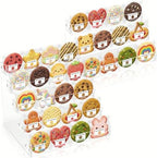 3-Tier & 5-Tier Acrylic Cookie Display Stand Set for Bakers Vendors in Clear
