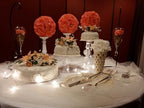 3 Tier Acrylic Wedding Cake Stand (STYLE R300) in CLEAR, alternate view 4