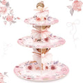 3 Tier Ballerina Party Decoration Ballerina Cupcake Stand in Multicolor