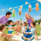 3 Tier Blue Cupcake Stand, Cupcake Stand Cardboard - Easy to Assemble& Reusable(Lace Blue) in Lace Blue, alternate view 6