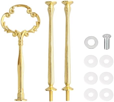 3 Tier Cake Stand Hardware Tiered Tray Plate Hardware Kit Heavy Metal Holder Fruit Plate Stand Food Plate Stand