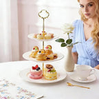 3 Tier Cake Stand Hardware Tiered Tray Plate Hardware Kit Heavy Metal Holder Fruit Plate Stand Food Plate Stand, alternate