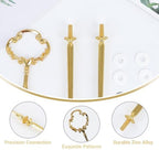 3 Tier Cake Stand Hardware Tiered Tray Plate Hardware Kit Heavy Metal Holder Fruit Plate Stand Food Plate Stand, alternate