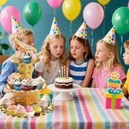 3 Tier Construction Cupcake Stand, Cupcake Stand Cardboard - Easy to Assemble& Reusable(3Vehicle) in 3vehicle, alternate view