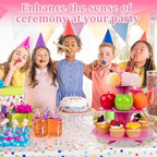 3-Tier Cupcake Stand 2 Pack Dessert Cup Cake Stand Tower Paper Round Cake Display Serving Plate for Anniversary, alternate