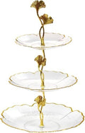 3 Tier Cupcake Stand, Acrylic Tiered Cake Stand, Cupcake Display Stand Dessert Stands, 3 Tier Cupcake Serving