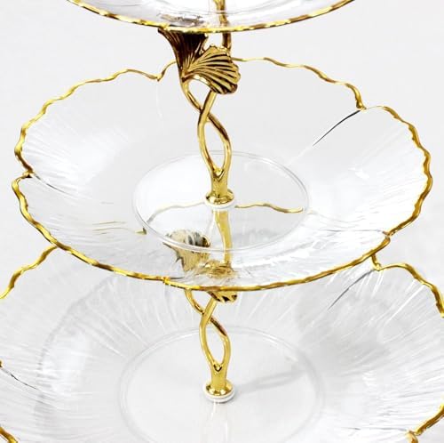 3 Tier Cupcake Stand, Acrylic Tiered Cake Stand, Cupcake Display Stand Dessert Stands, 3 Tier Cupcake Serving, alternate view