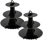 3-Tier Cupcake Stand, Cardboard Cupcake Tower, Dessert Cup Cake Stand Tower for Birthday Wedding Party
