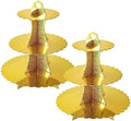 3-Tier Cupcake Stand, Cardboard Cupcake Tower, Dessert Cup Cake Stand Tower for Birthday Wedding Party