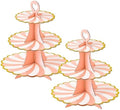 3-Tier Cupcake Stand, Cardboard Cupcake Tower, Dessert Cup Cake Stand Tower for Birthday Wedding Party