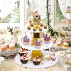 3-Tier Cupcake Stand, Cardboard Cupcake Tower, Dessert Cup Cake Stand Tower for Birthday Wedding Party, alternate view 7