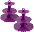 3-Tier Cupcake Stand, Cardboard Cupcake Tower, Dessert Cup Cake Stand Tower for Birthday Wedding Party
