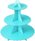 3-Tier Cupcake Stand, Cardboard Cupcake Tower, Dessert Cup Cake Stand Tower for Birthday Wedding Party