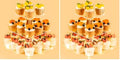 3 Tier Cupcake Stand Cupcake Holder, Acrylic Cupcake Tower with LED Yellow Light for 24 Cupcakes, Dessert Table