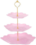 3-Tier Cupcake Stand Holder, Round Tiered Serving Tray 15/20/25cm Cup Cake Stand for Dessert Fruit Table