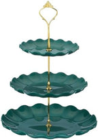 3-Tier Cupcake Stand Holder, Round Tiered Serving Tray 15/20/25cm Cup Cake Stand for Birthday Party Decoration