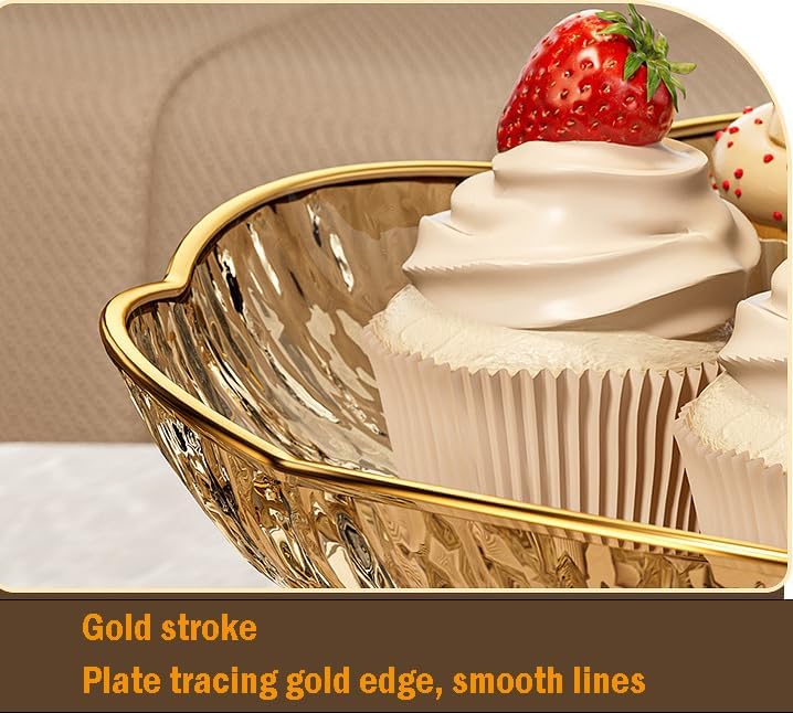3 Tier Cupcake Stand, Plastic 3 Tiered Serving Stand, Dessert Tower Tray for Party, Birthday, Wedding, Gold in, alternate