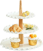 3 Tier Cupcake Stand, White Porcelain Wedding Cupcake Stand, Tiered Serving Tray, Cupcake Display Tower, Dessert