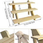 3 Tier Earring Display Stands For Selling, Retail Display Riser Earring, Ring Holder Stand, Removable Countertop, alternate