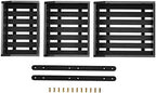 3-Tier Fruit Basket for Kitchen Counter, Black, Self-assembly in Black, alternate view 4