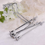 3 Tier Fruit Cake Stand Hardware 5 Set Crown Tiered Tray Hardware Kits Dessert Stand Holder (Plate not Included, alternate