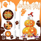 3-Tier Halloween Cupcake Stand Pumpkin Stack Dessert Display Holder in Halloween, alternate view 3